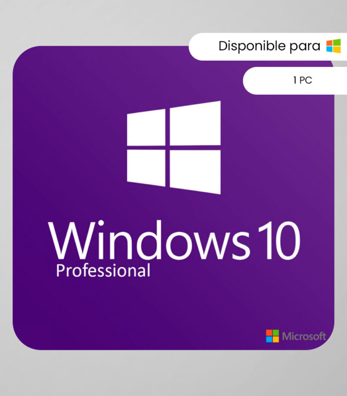 Microsoft Windows 10 Professional - Licencia Original
