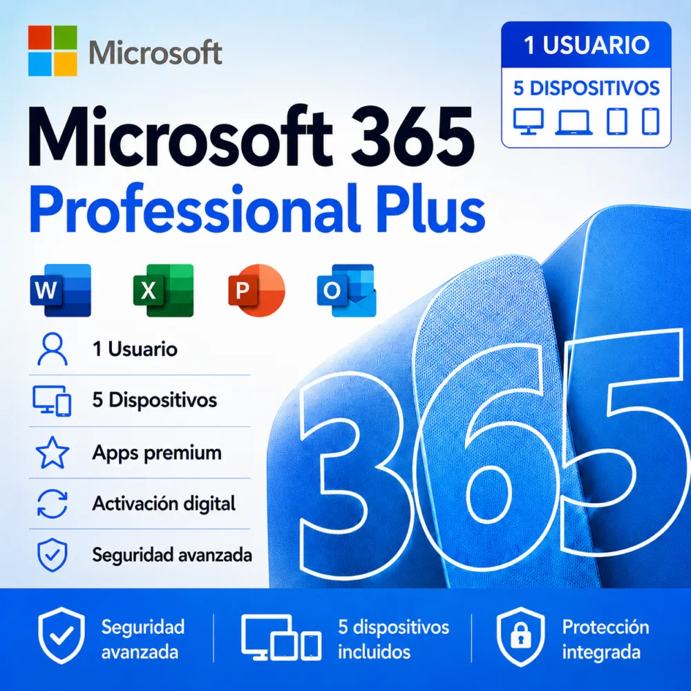 Microsoft Office 365 Pro Plus (5 PC)