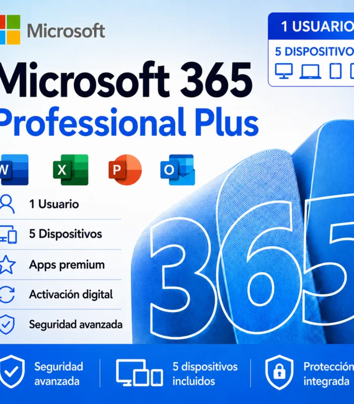 Microsoft Office 365 Pro Plus (5 PC)