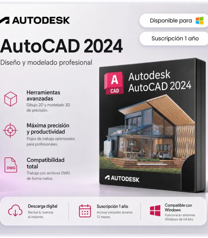 AutoCAD 2024 - Suscripción 1 año