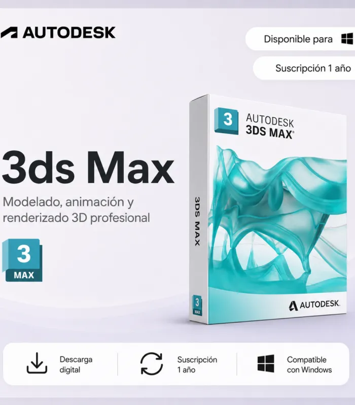 Autodesk 3DS MAX - Suscripción 1 año