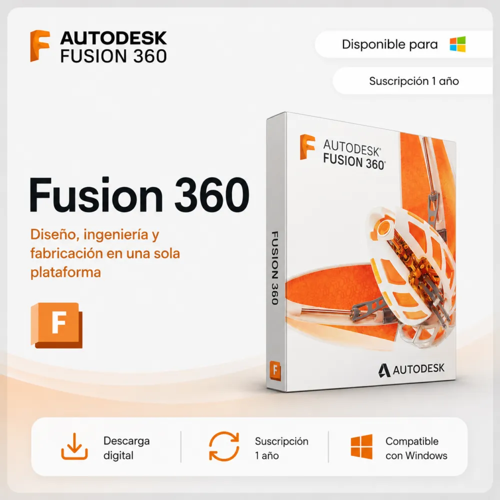 Autodesk Fusion 360 - Suscripción 1 año