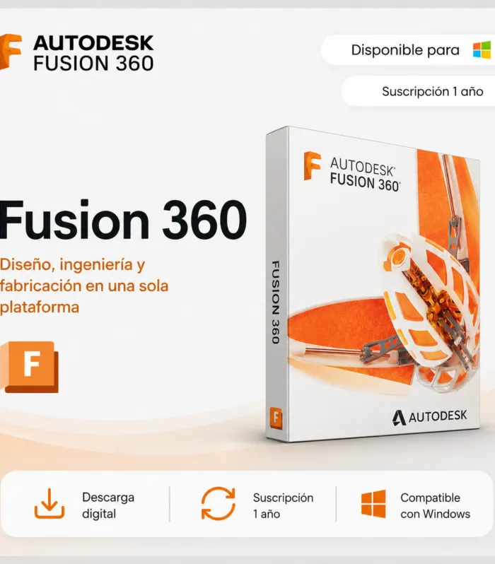 Autodesk Fusion 360 - Suscripción 1 año