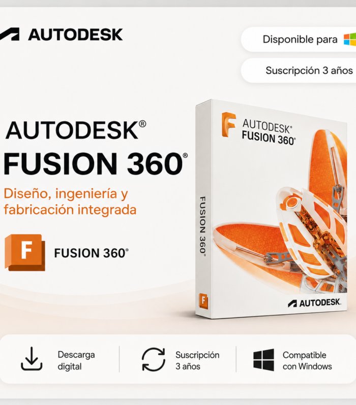 Autodesk Fusion 360 - Suscripción 3 años