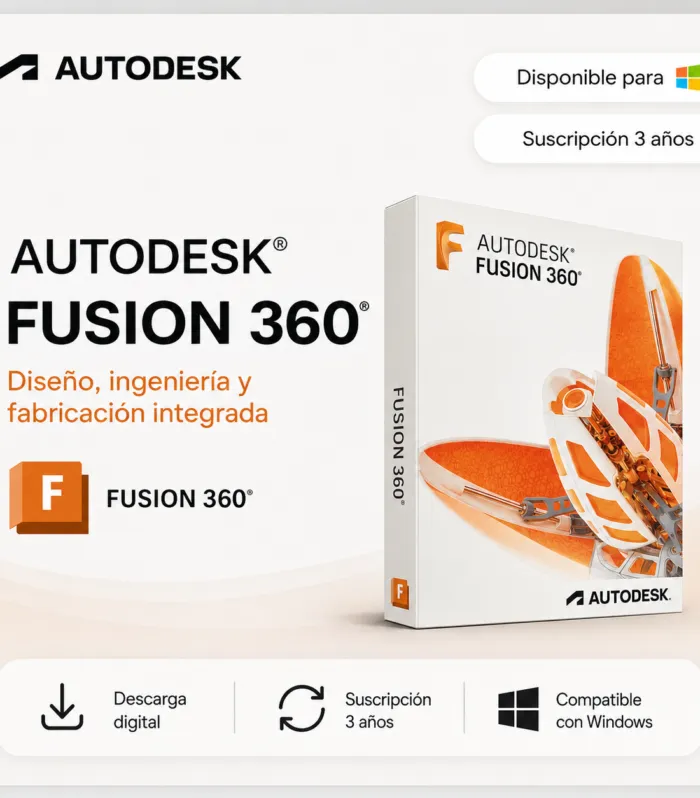 Autodesk Fusion 360 - Suscripción 3 años