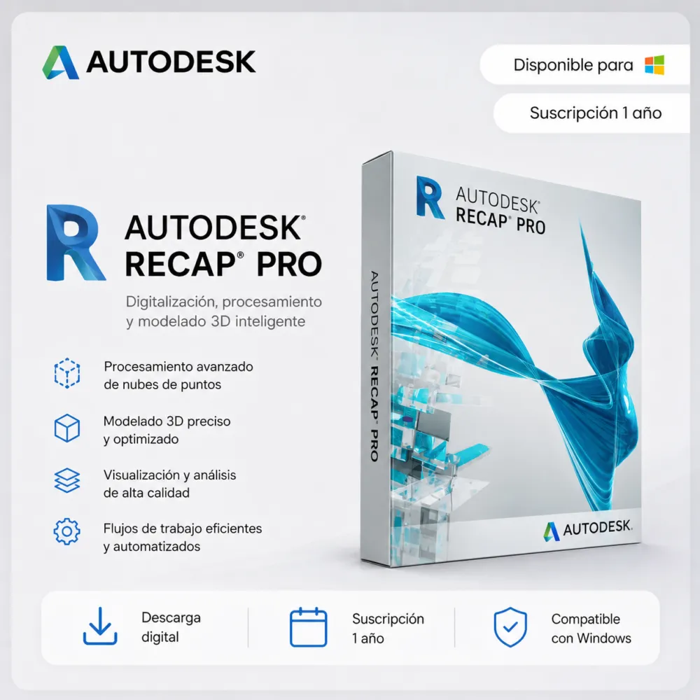 Autodesk ReCap Pro 2024 - Suscripción 1 año