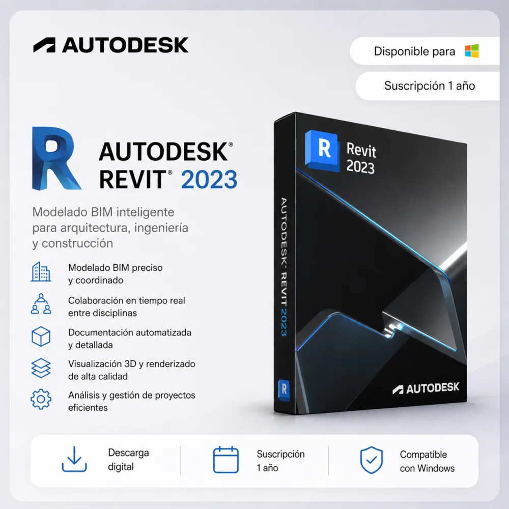 Autodesk Revit 2023 - Suscripción 1 año