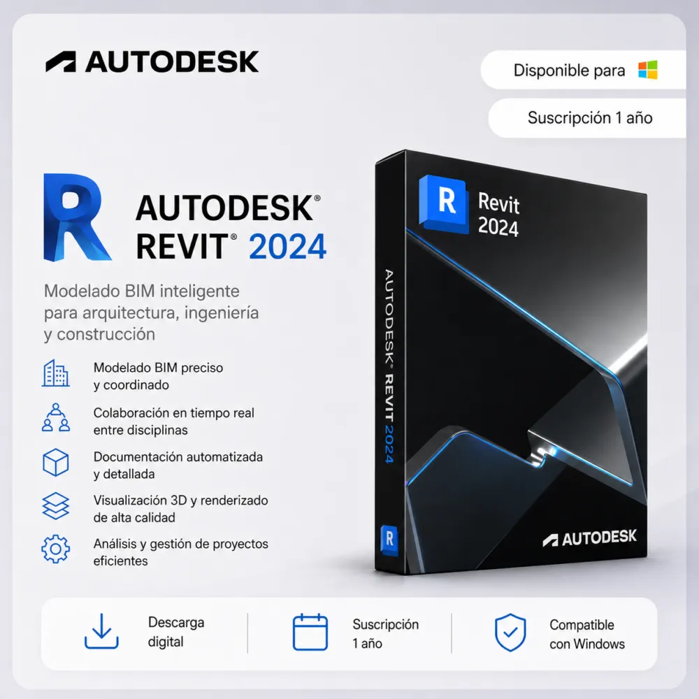 Autodesk Revit 2024 - Suscripción 1 año