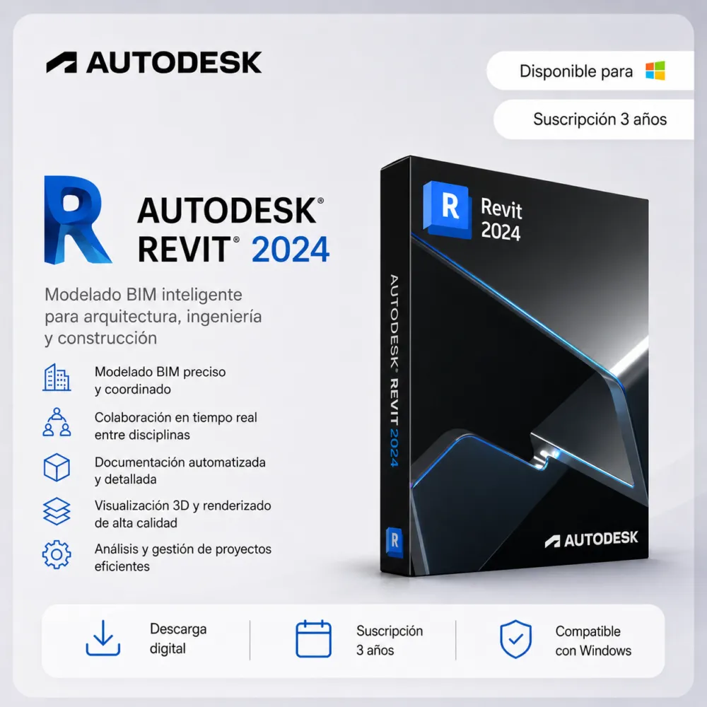 Autodesk Revit 2024 - Suscripción 3 años