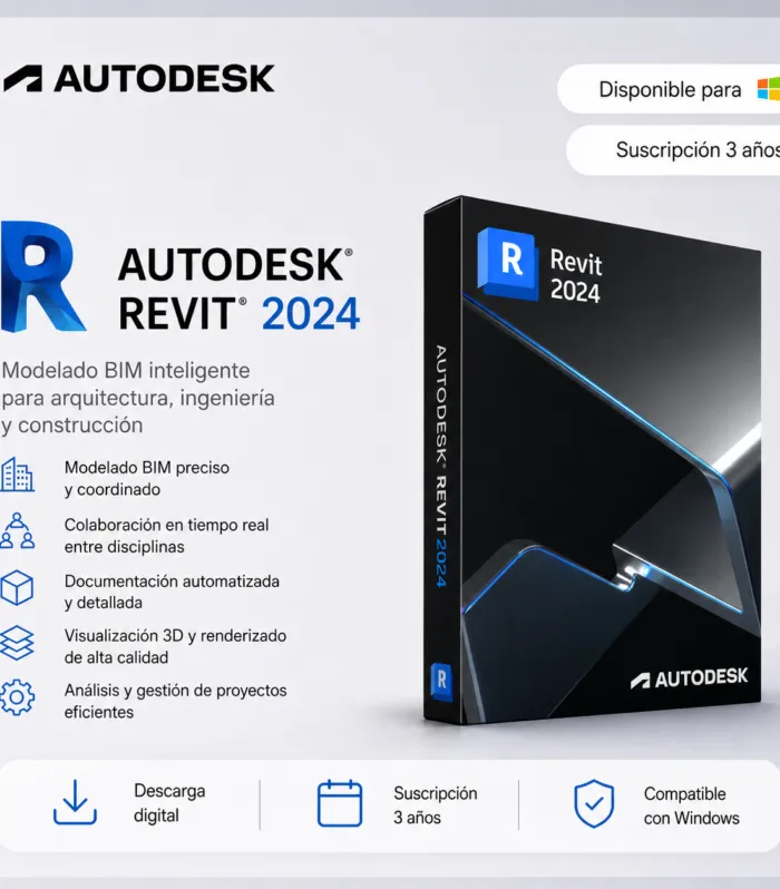 Autodesk Revit 2024 - Suscripción 3 años