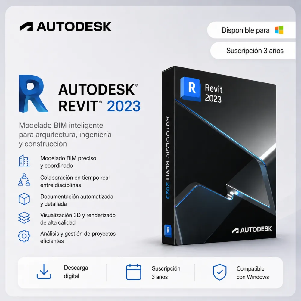 Autodesk Revit 2023 - Suscripción 3 años