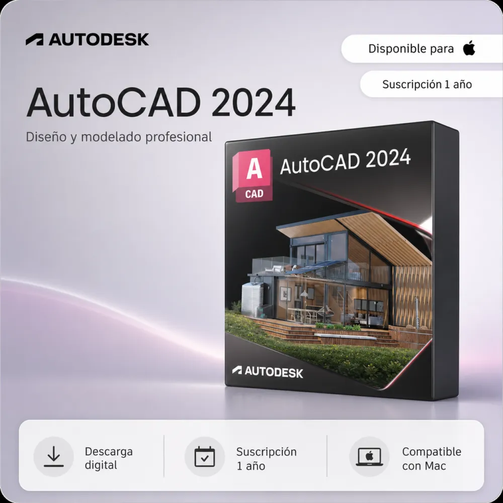 AutoCAD 2024 Mac - Suscripción 1 año
