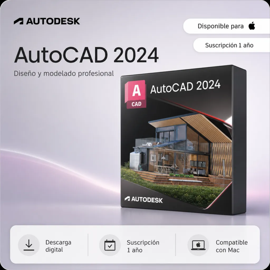 AutoCAD 2024 Mac - Suscripción 1 año