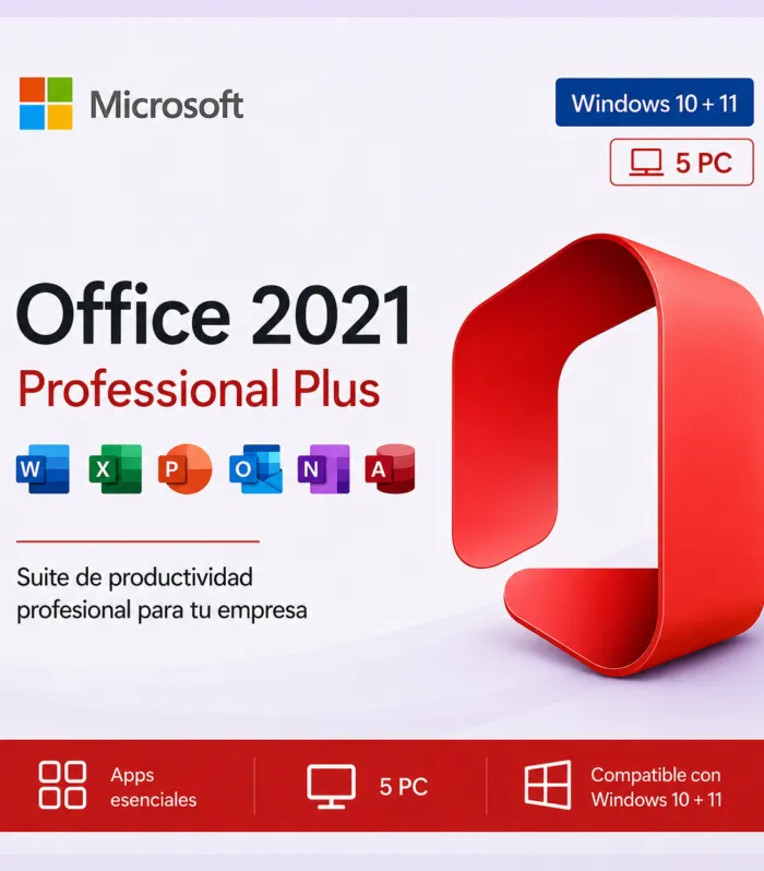 Microsoft Office 2021 Professional Plus 5 PC