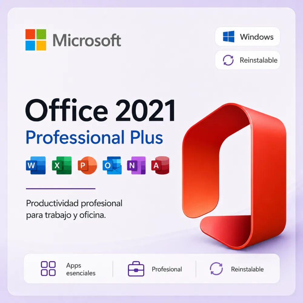 Office 2021 Pro Plus Reinstalable