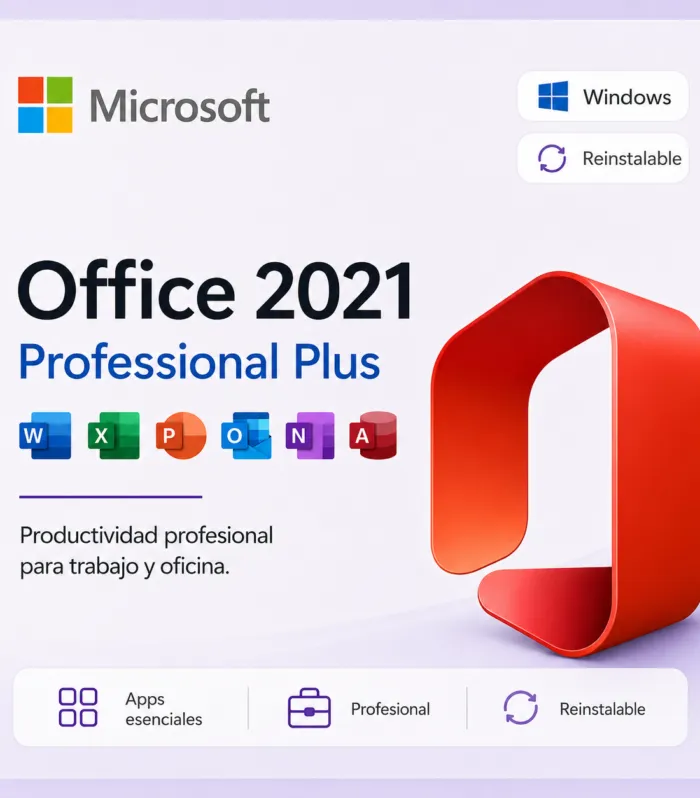 Office 2021 Pro Plus Reinstalable