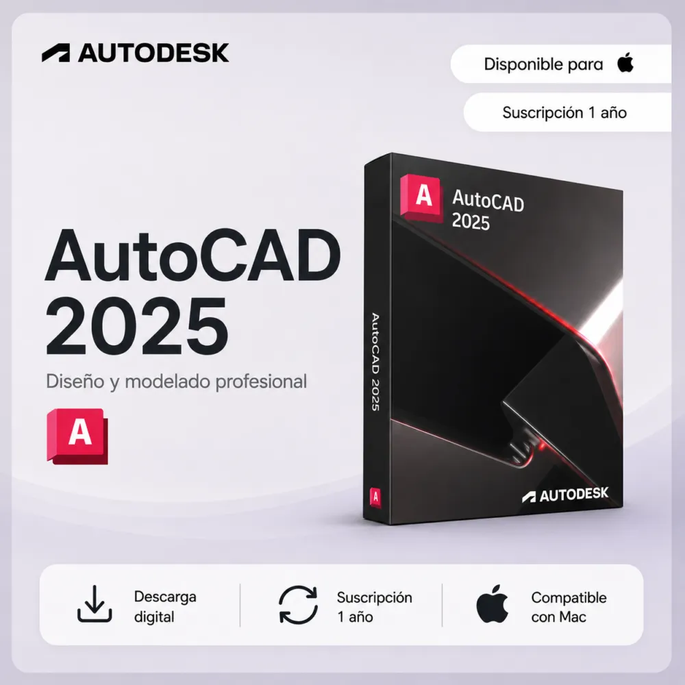 AutoCAD 2025 Mac - Suscripción 1 año