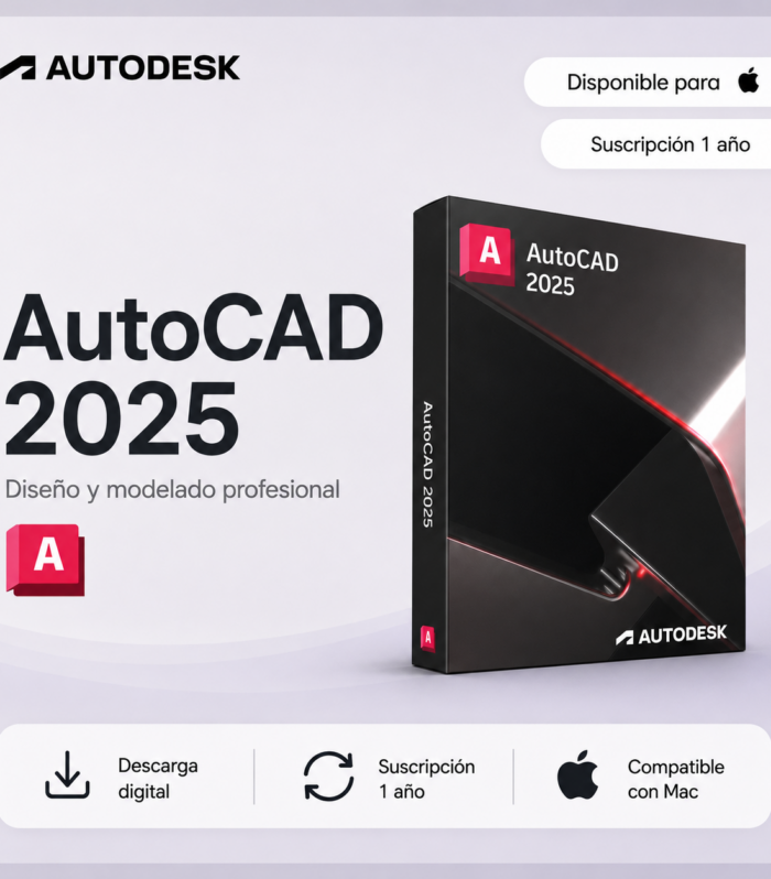 AutoCAD 2025 Mac - Suscripción 1 año