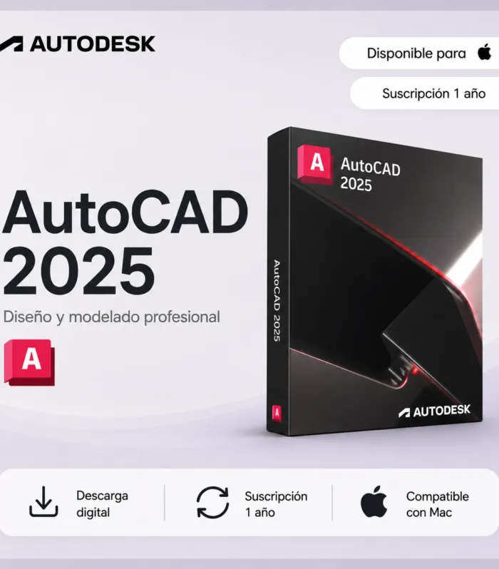 AutoCAD 2025 Mac - Suscripción 1 año