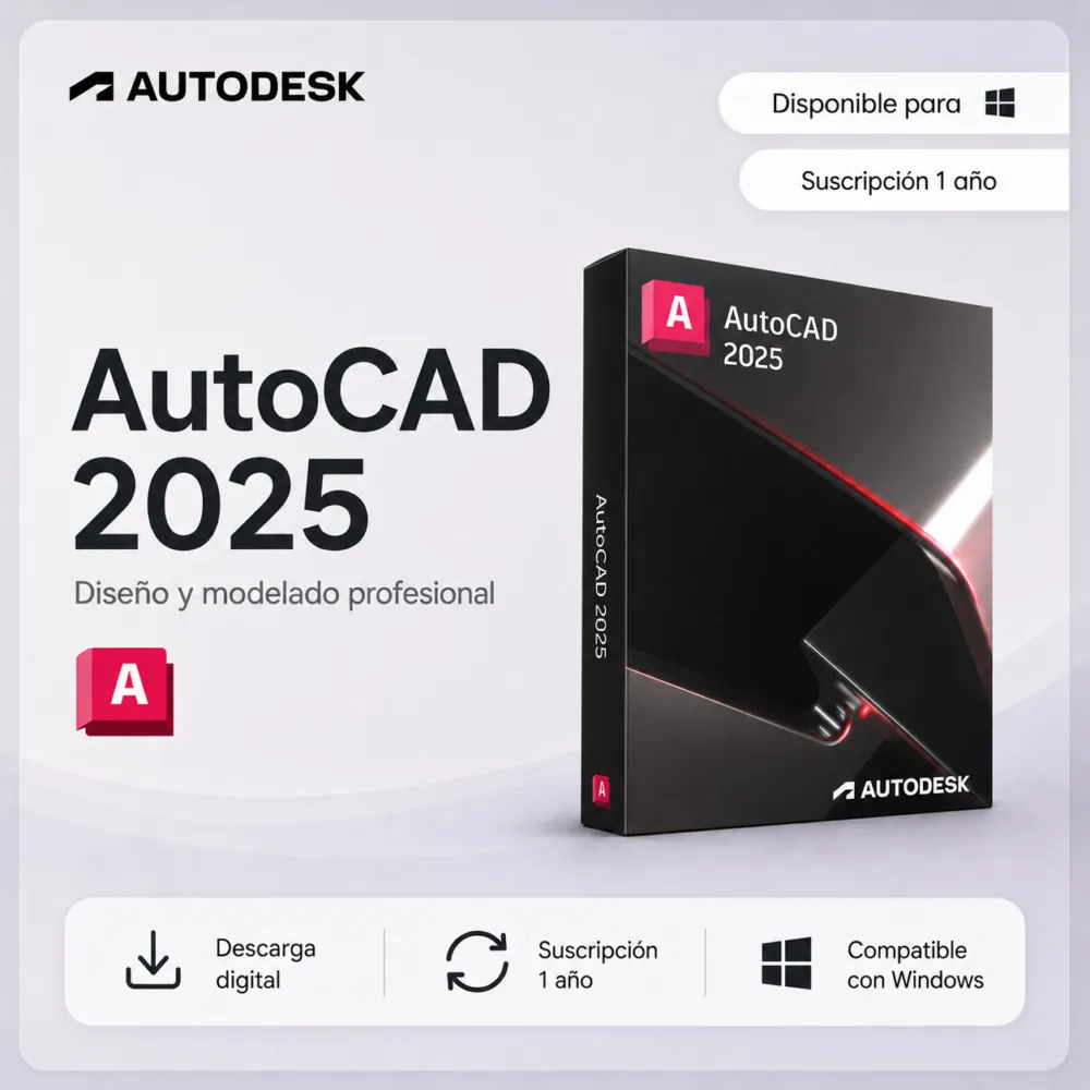 AutoCAD 2025 - Suscripción 1 año