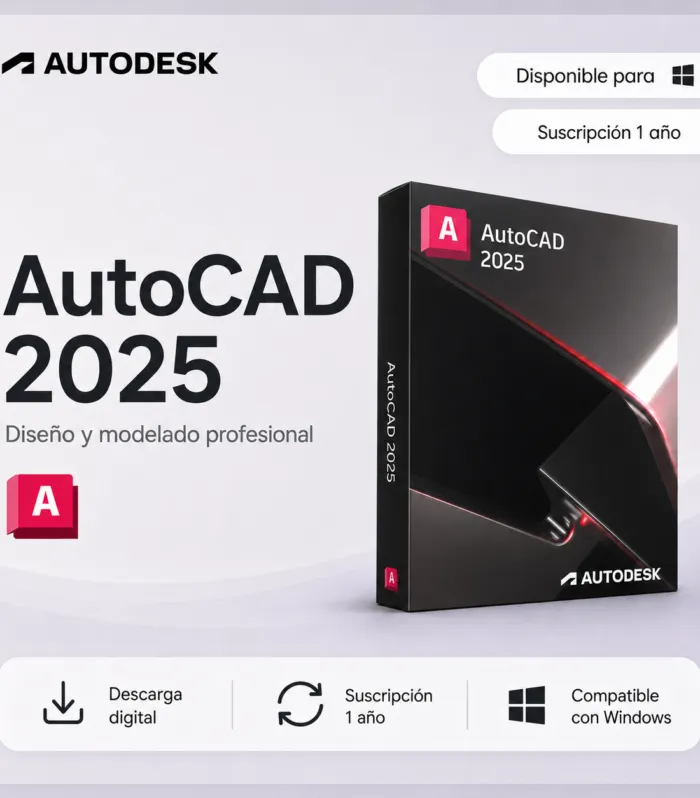 AutoCAD 2025 - Suscripción 1 año