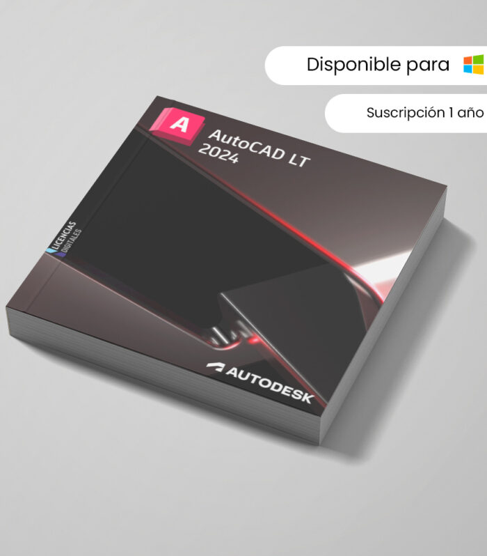 AutoCAD 2024 LT – Suscripción 1 año | Multilenguaje | Garantía Total