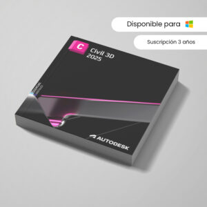 Civil 3D 2025 – Suscripción 3 años | Multilenguaje | Garantía Total