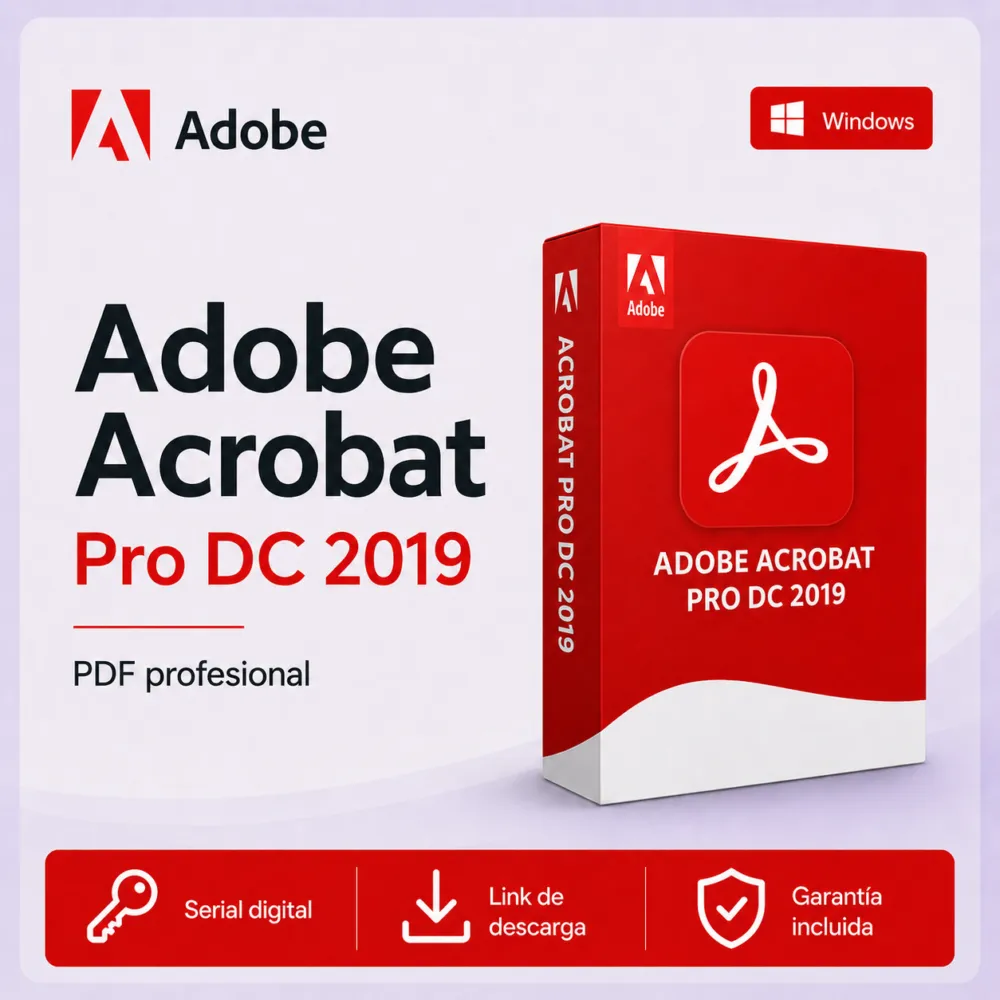 Adobe Acrobat Pro DC 2019 – Licencia Digital Perpetua