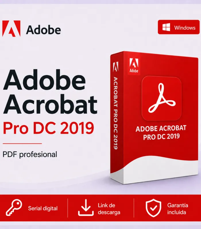 Adobe Acrobat Pro DC 2019 – Licencia Digital Perpetua