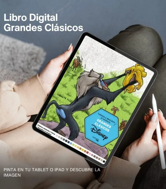 Colorea y descubre el misterio: Grandes Clásicos – Libro Digital