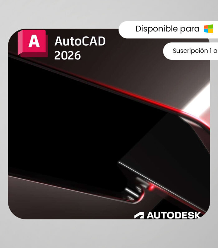 AutoCAD 2026 – Suscripción 1 año | Multilenguaje | Garantía Total