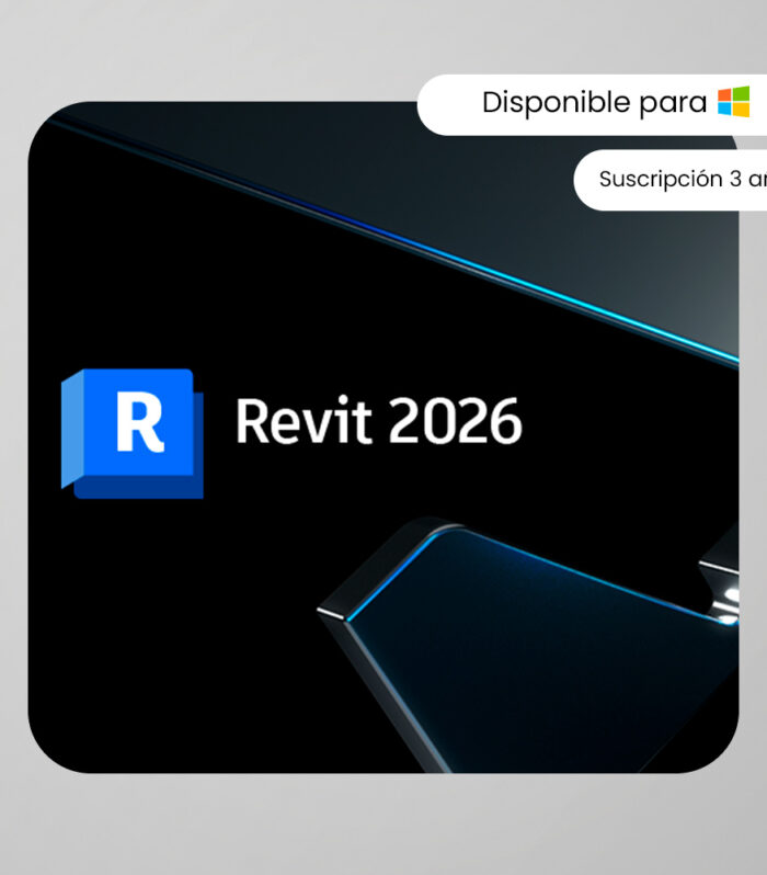 Revit 2026 – Suscripción 3 años | Multilenguaje | Garantía Total