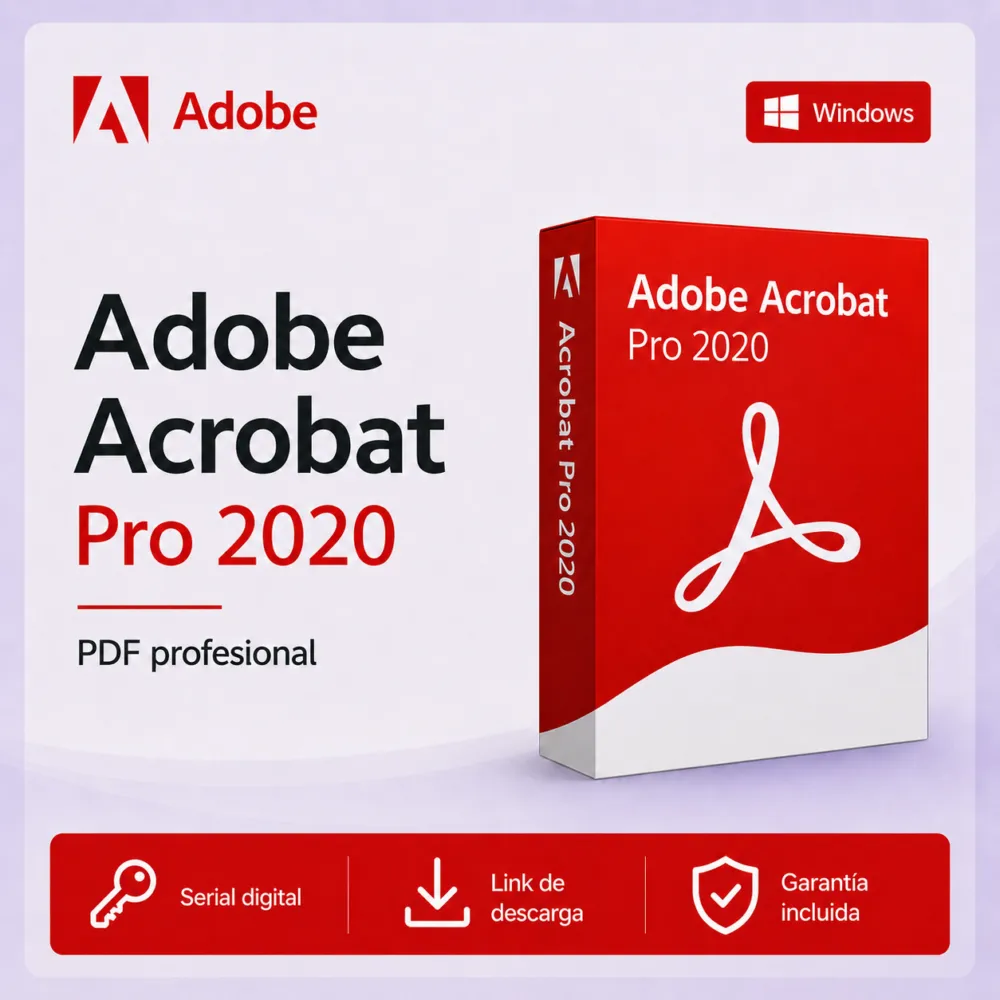 Adobe Acrobat Pro 2020 – Licencia para Windows
