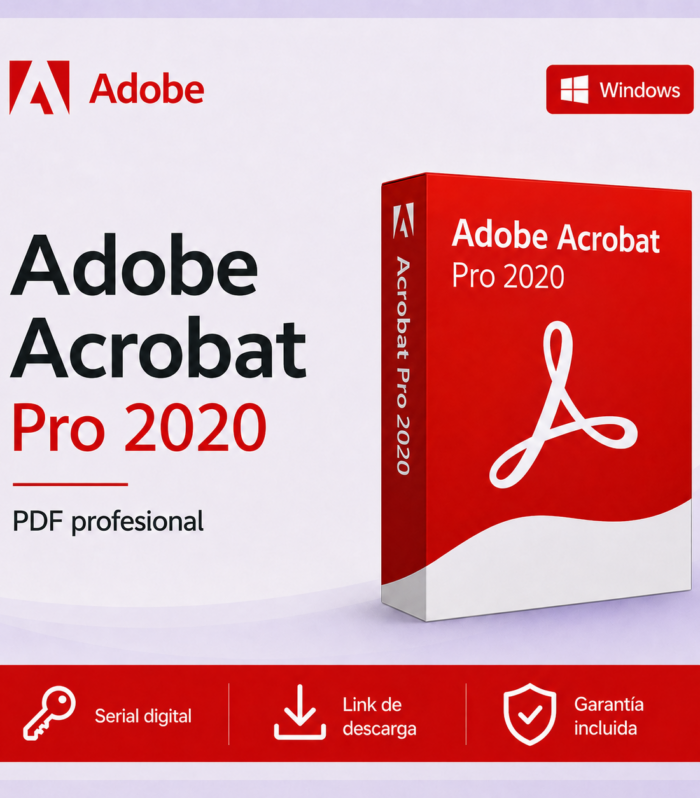 Adobe Acrobat Pro 2020 – Licencia para Windows