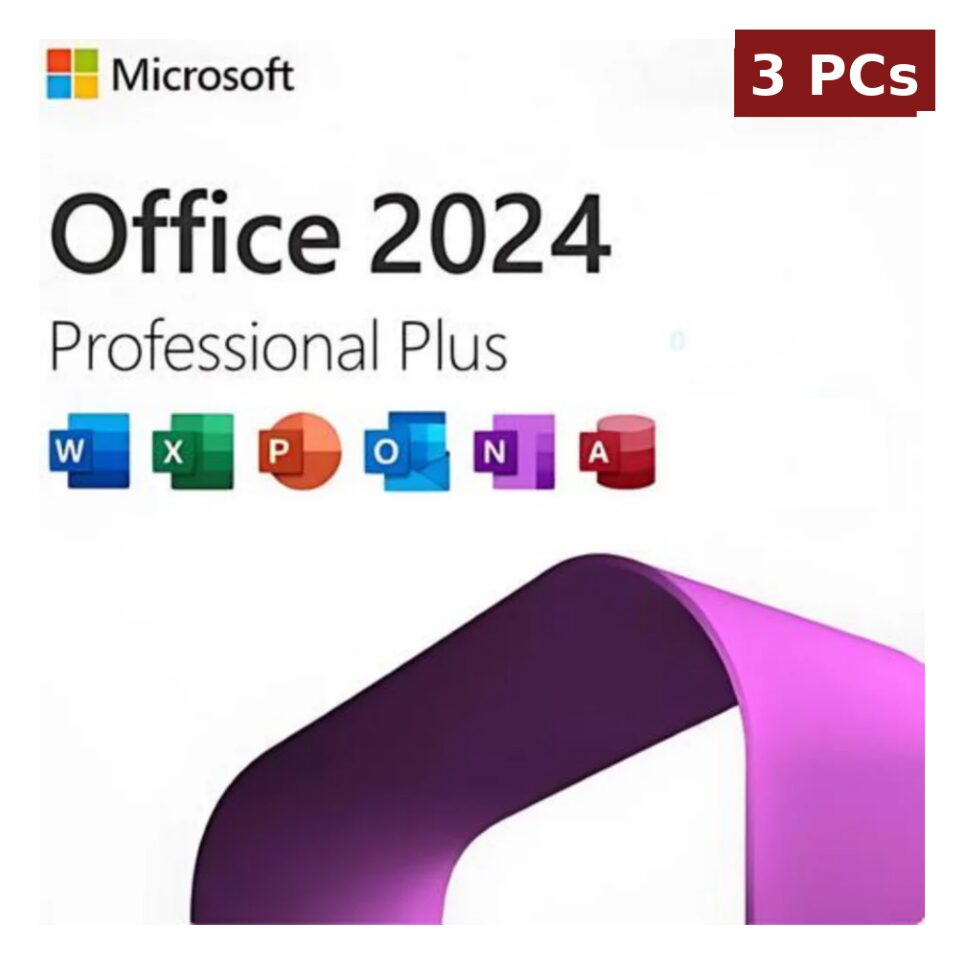 Office 2024 LTSC Professional Plus 3 PCs– Licencia Perpetua Digital