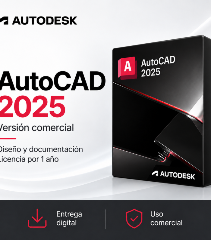 AutoCAD 2025 – Versión Comercial | Licencia por 1 Año