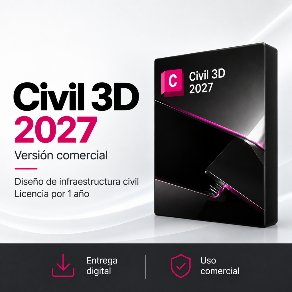 Civil 3D 2027 – Versión Comercial | Licencia por 1 Año