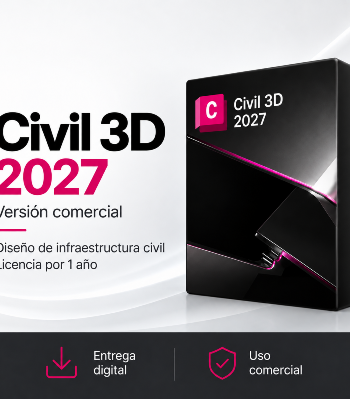 Civil 3D 2027 – Versión Comercial | Licencia por 1 Año