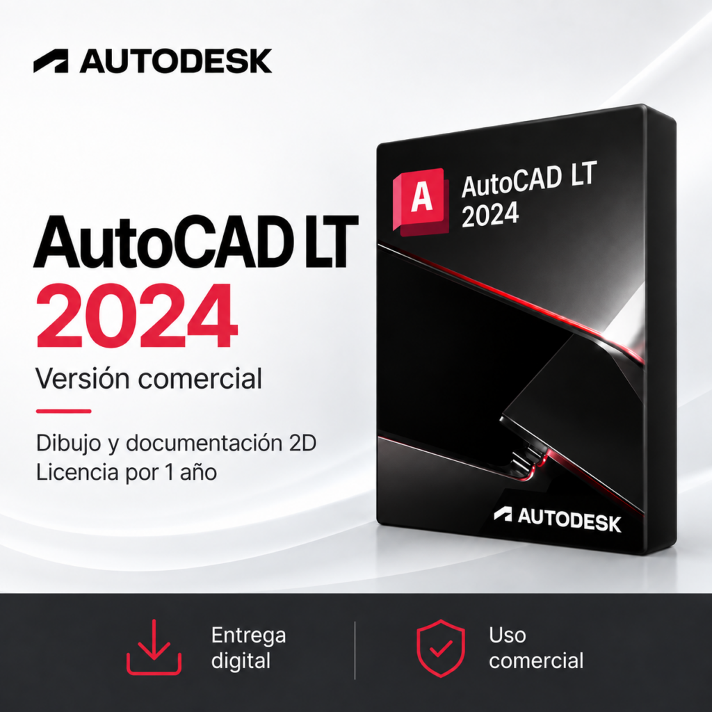 AutoCAD LT 2024 – Versión Comercial | Licencia por 1 Año