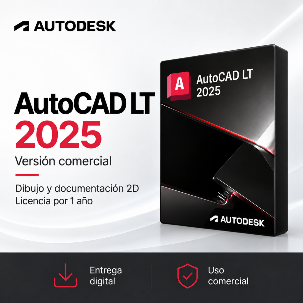 AutoCAD LT 2025 – Versión Comercial | Licencia por 1 Año