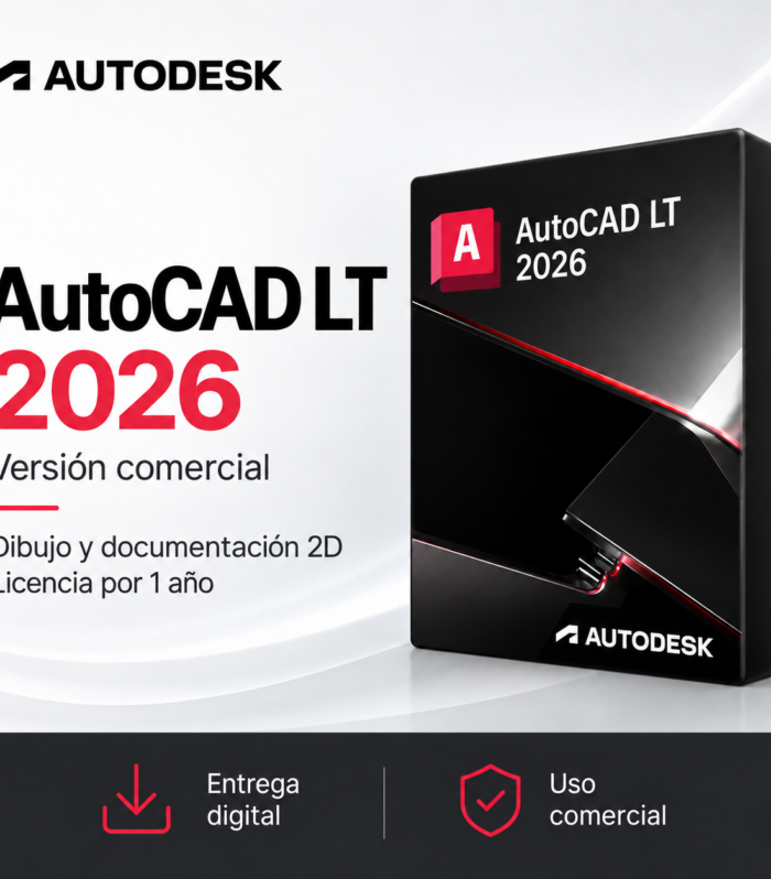 AutoCAD LT 2026 – Versión Comercial | Licencia por 1 Año