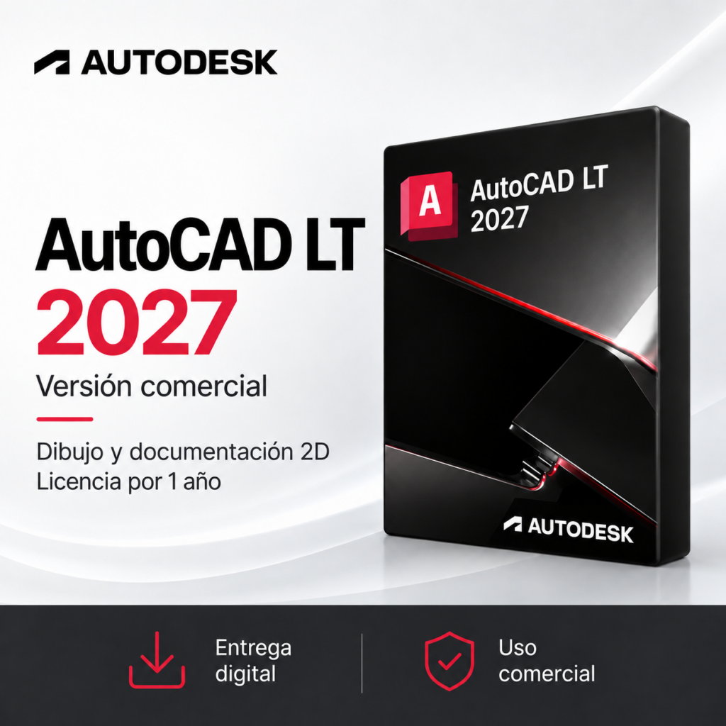 AutoCAD LT 2027 – Versión Comercial | Licencia por 1 Año