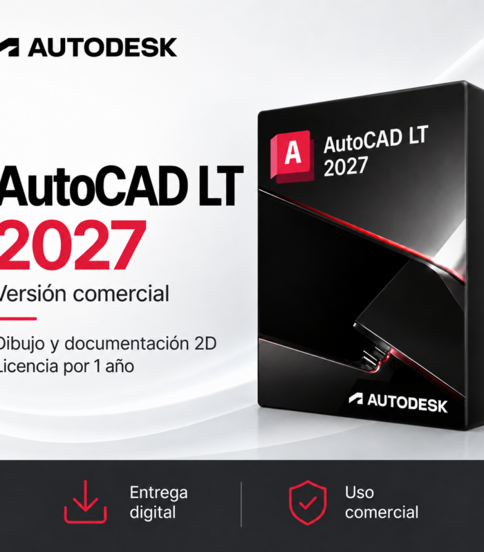 AutoCAD LT 2027 – Versión Comercial | Licencia por 1 Año