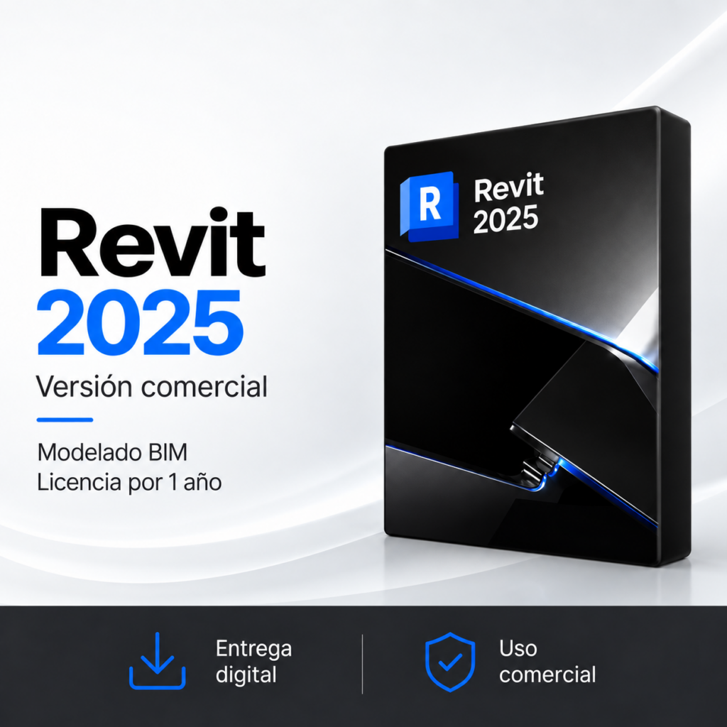 Revit 2025 – Versión Comercial | Licencia por 1 Año